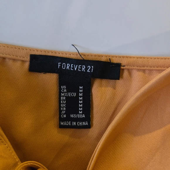 Forever 21 Yellow Button-Down Maxi Dress - Picture 5 of 6